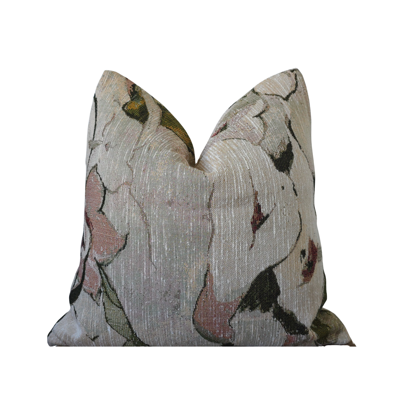 Abstract Floral Tapestry 20x20 Throw Pillow Cover | Modern Organic Accent Cushion