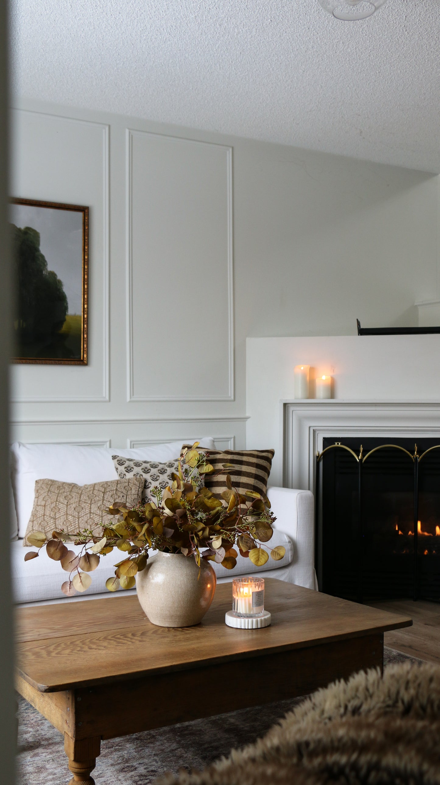 JACK || Brown and Tan Check Throw Pillow Cover. Warm Toned Check Throw Pillow, Brown Plaid Textured Throw Pillow Cover. (RTS)