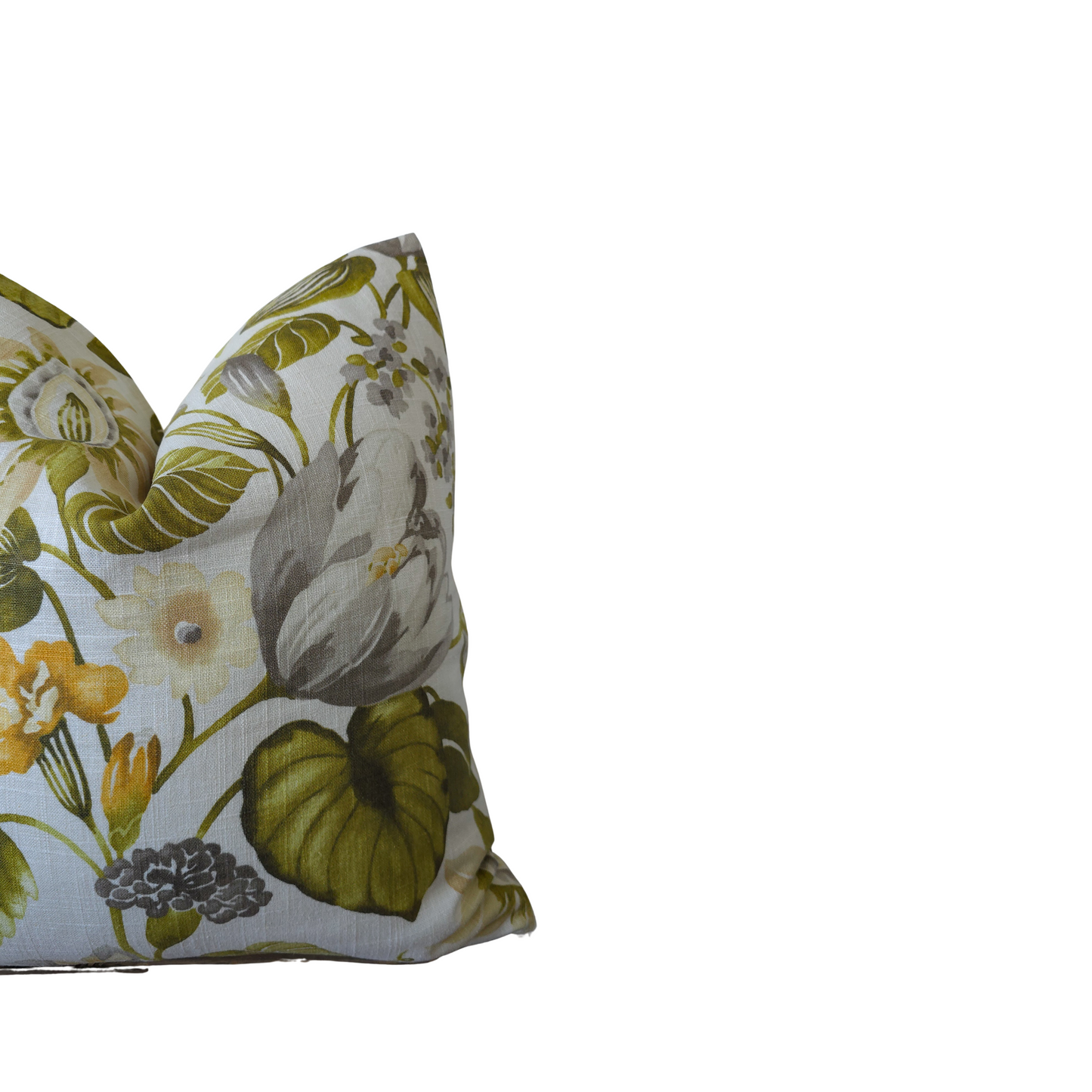 Charming Woodland Floral 20x20 Pillow Cover – Earthy Tones & Natural Elegance