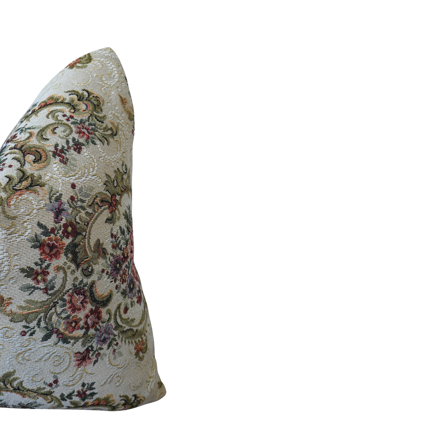 Timeless Elegance: Double-Sided Floral Tapestry Pillow Cover – 18x18 & 12x20 Inch