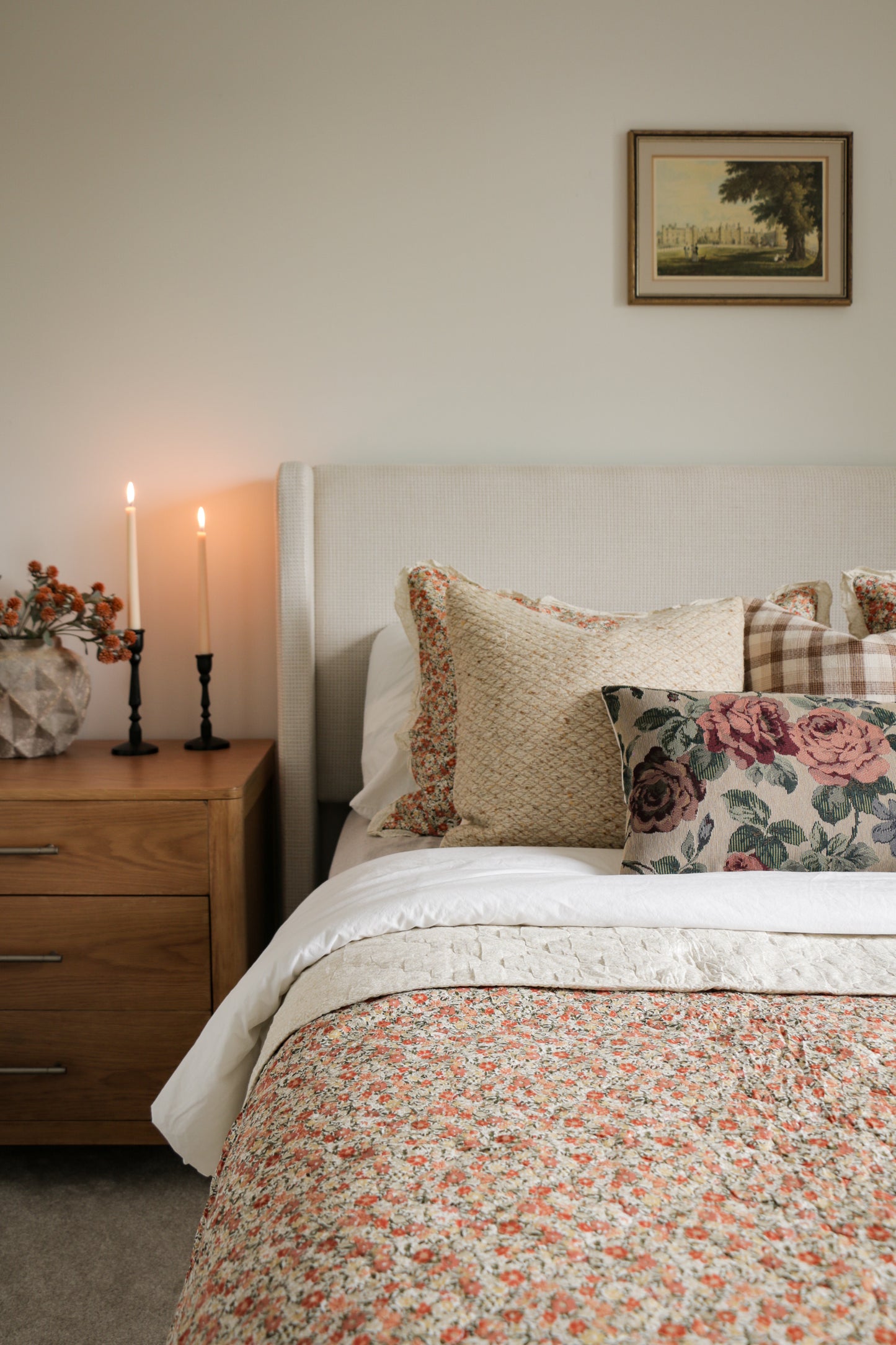 VERN || Rustic Plaid Throw Pillow, Brown and Rust Farmhouse Throw Pillow. Country Check Throw Pillow Cover, Traditional decor (RTS)