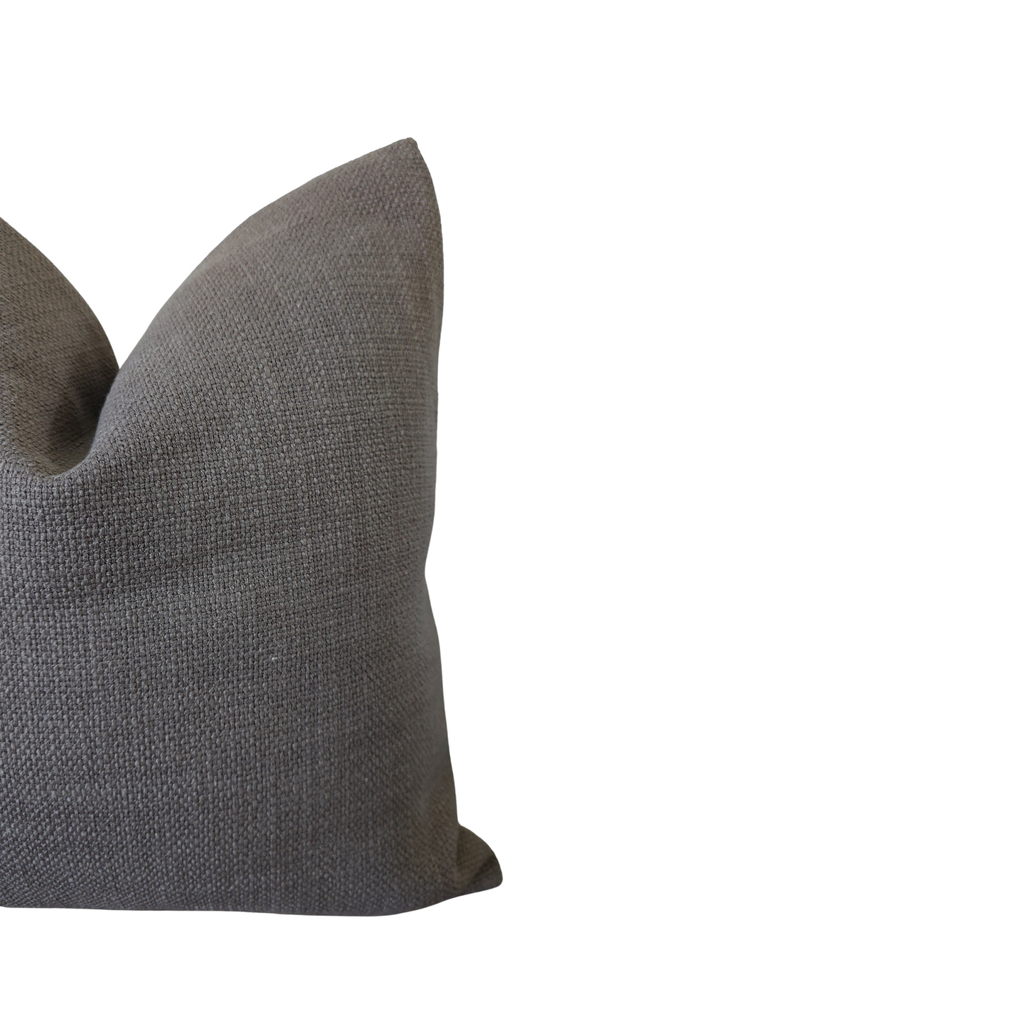 20x20 Charcoal Grey Textured Pillow Cover | Modern Solid Throw Pillow | Durable Accent Cushion | Minimalist Home Decor