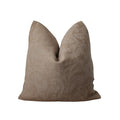 BEVERLY || Beige Floral Embroidery Throw Pillow Cover. Neutral Floral Throw Pillow Cover.