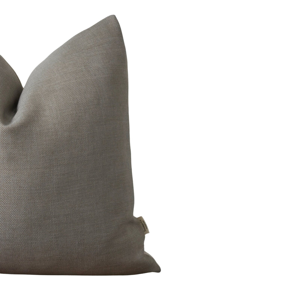 ROMI || Neutral Greige Outdoor Throw Pillow Cover. Sunbrella Jacquard Neutral Patio Throw Pillows. Neutral Patio Decor