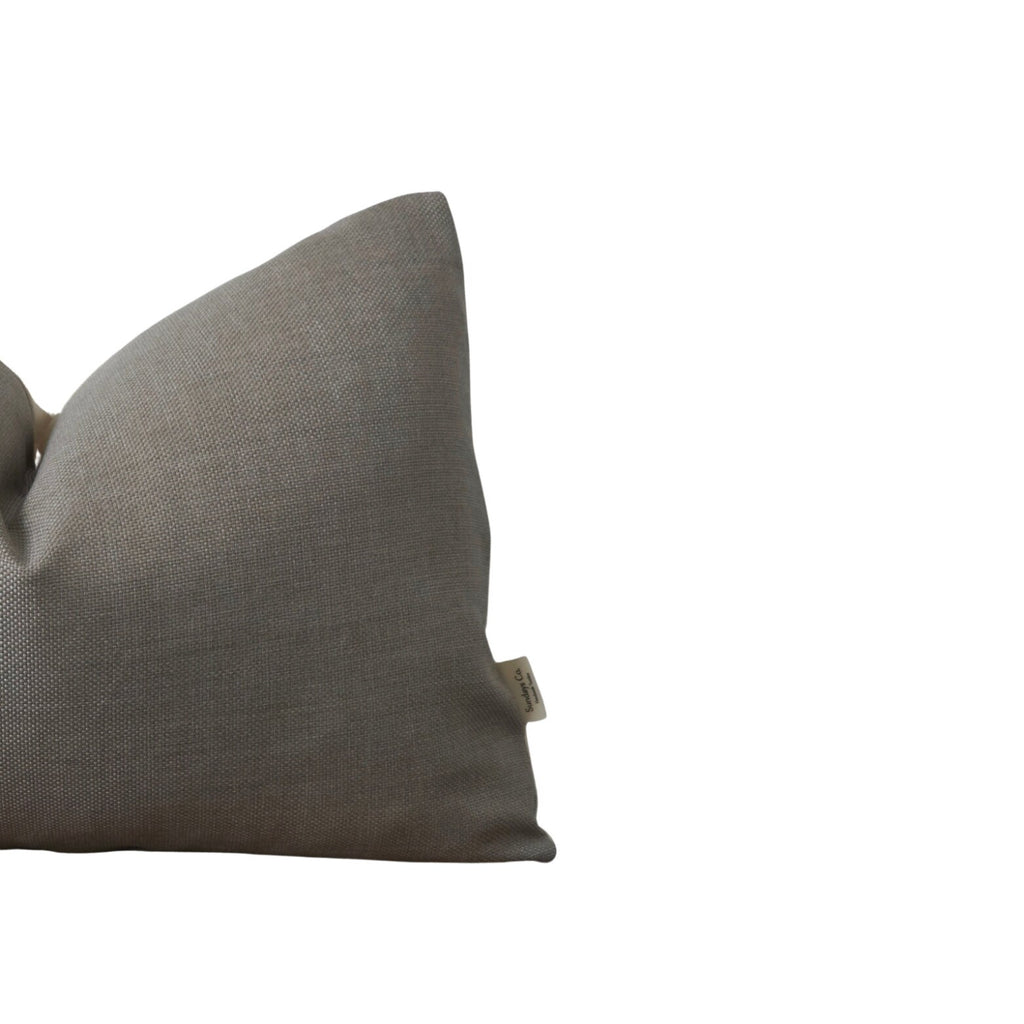 ROMI || Neutral Greige Outdoor Throw Pillow Cover. Sunbrella Jacquard Neutral Patio Throw Pillows. Neutral Patio Decor