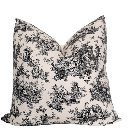 Vintage Pattern Neutral Throw Pillow