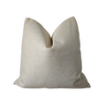 Sand Linen Style Throw Pillow Cover