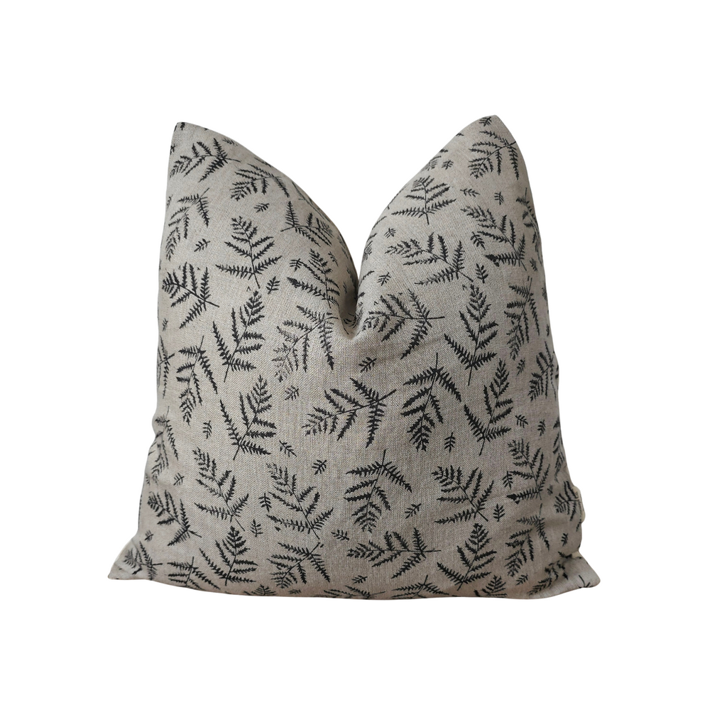 BENSON || Hand Block Printed Floral Throw Pillow Cover