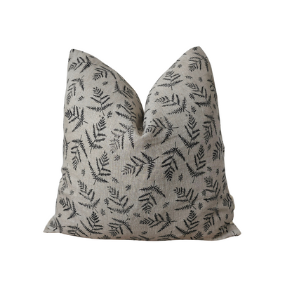 BENSON || Hand Block Printed Floral Throw Pillow Cover (RTS)