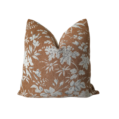 Rust Floral Tapestry